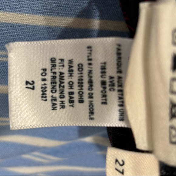 Alice and olivia gray cropped jean in size 27 - Picture 2 of 5